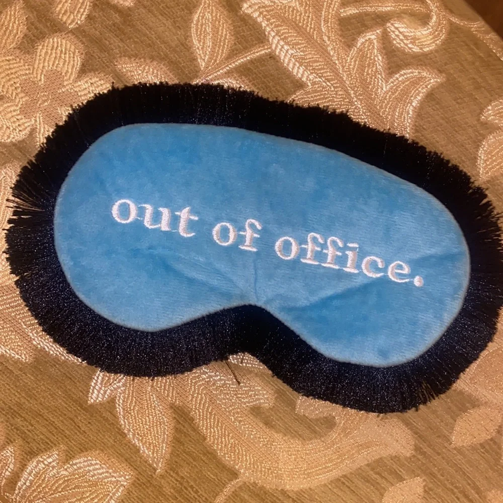 NEW UStyle Out of Office Blue Sleep Eye Mask Travel